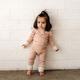 Rose Stripe Growsuit | DISCONTINUED