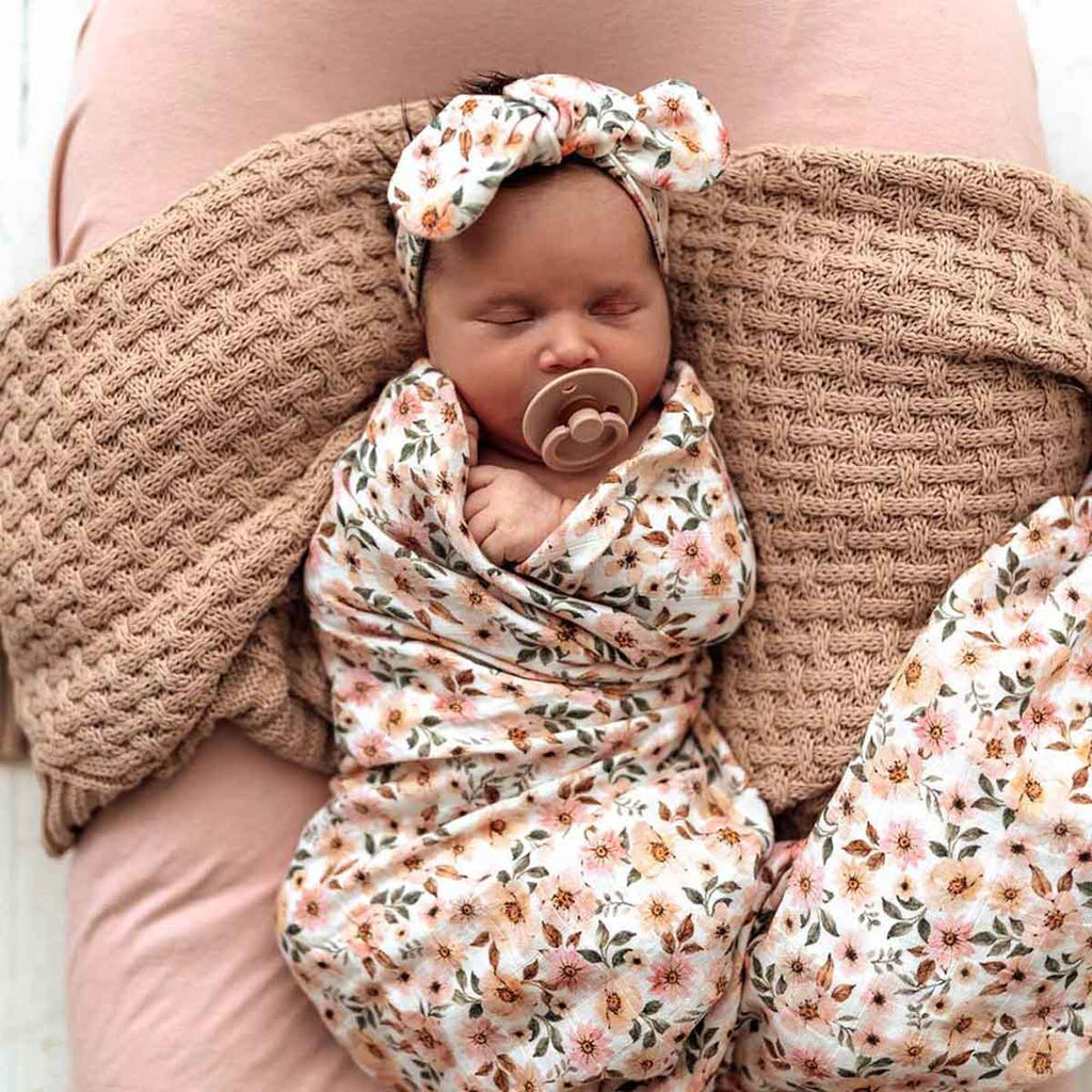 Floral swaddle wrap sale