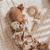 Sun Wooden Monthly Milestone Plaques