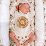 Sunflower Wooden Monthly Milestone Plaques | DISCONTINUED