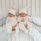 Classic Knit Romper - Honey