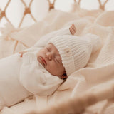 Knit Beanie - Milk