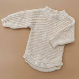 Heirloom Knit Romper - Honey