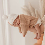 Knit Beanie - Milk