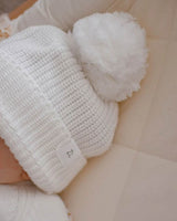 Knit Beanie - Milk