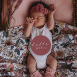 Reversible Milestone Cards • Bohemian Princess - OH MIA BAMBINA