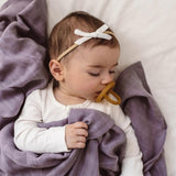 Velvet Bow Headband • White - OH MIA BAMBINA