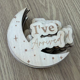 Lunar Wooden Monthly Milestone Plaques | IMPERFECT*