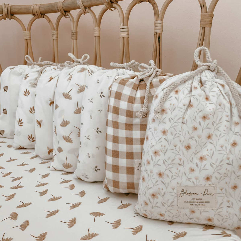 Daisies Fitted Cot Sheet