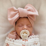Cotton Topknot - Dusty Pink