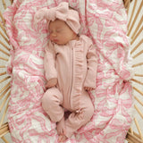 Cotton Topknot - Dusty Pink