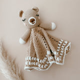 Heirloom Crochet Lovey Comforter - Bear
