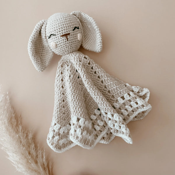 Heirloom Crochet Lovey Comforter - Bunny