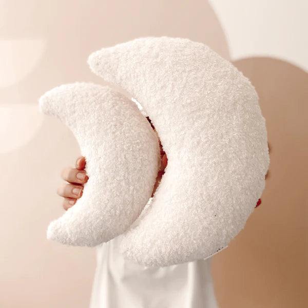 Small Moon Cushion - Coconut