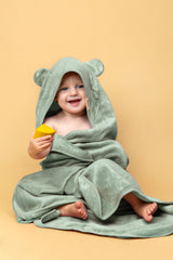 Sage Hooded Bath Towel