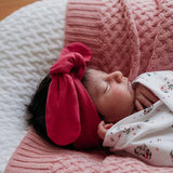 Hibiscus Ribbed Topknot