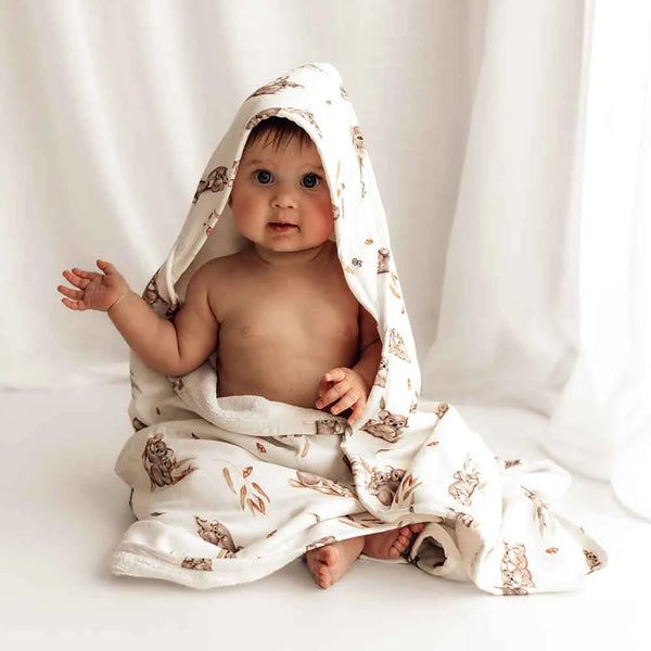 Koala Organic Hooded Bath Towel