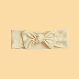 Bamboo Stretch Bow Headband - Oat