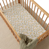 Golden Wattle Organic Fitted Cot Sheet