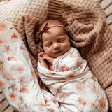 Paradise Jersey Swaddle & Beanie Set | DISCONTINUED