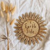 Earth Side Sun Birth Announcement Plaque