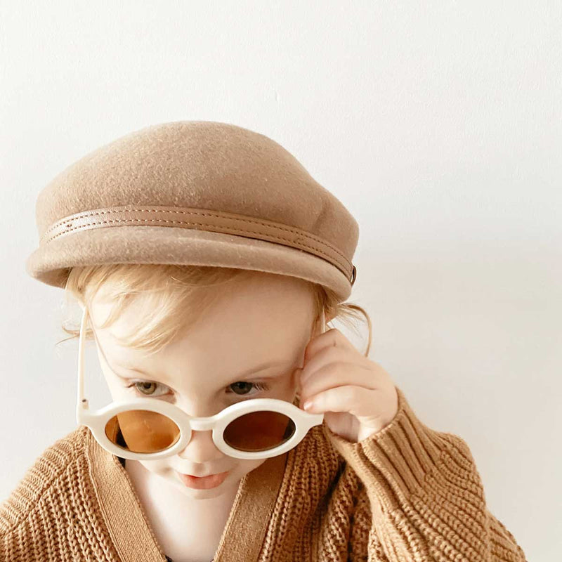 Kids Sustainable Sunglasses - Cream