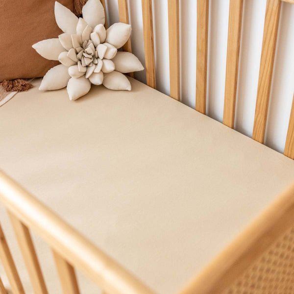 Oat Organic Fitted Cot Sheet