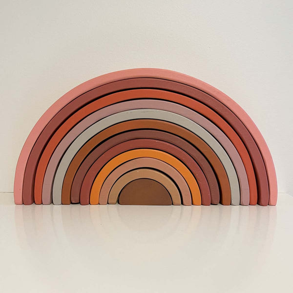 Wooden Rainbow Stacking Toy - Extra Large