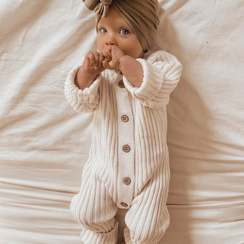 Onesie Ribbed Baby Vest Baby Onesies Solid Ribbed Sleeveless