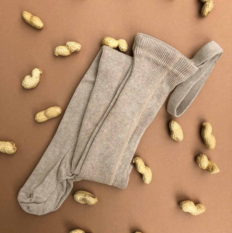 Organic Footed Tights - Peanut Blend