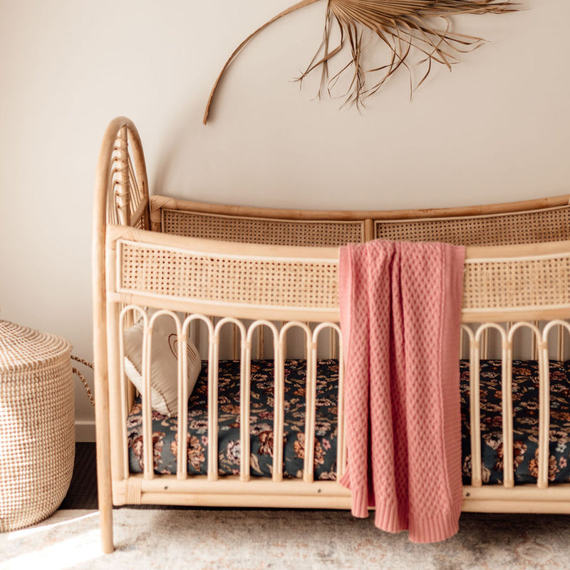 Diamond Knit Baby Blanket - Rosa | DISCONTINUED