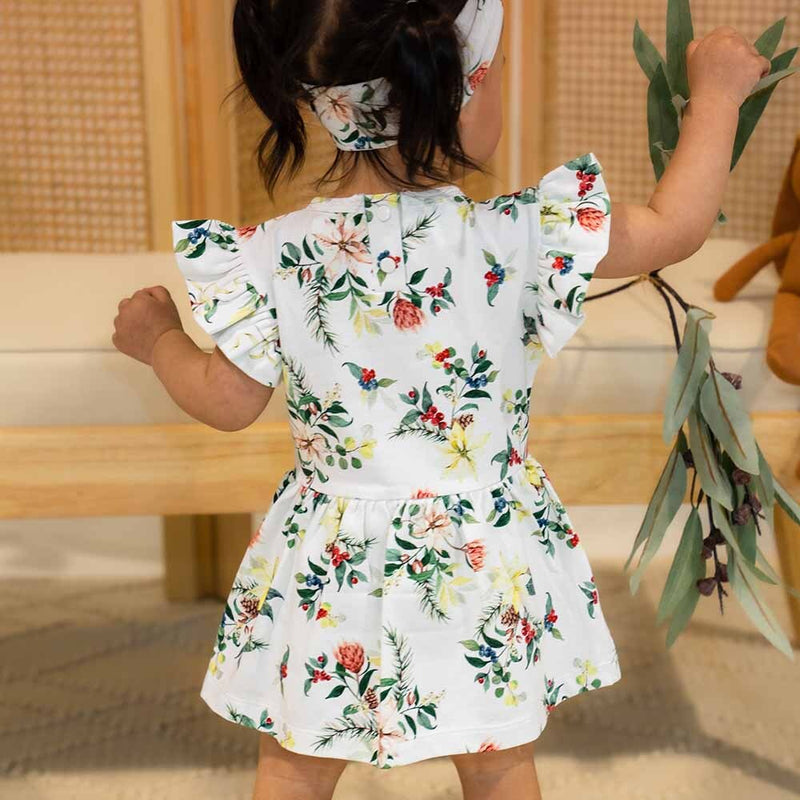 Festive/Christmas Berry Organic Dress| DISCONTINUED