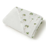 Green Palm Organic Hooded Bath Towel
