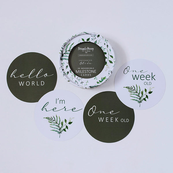 Reversible Milestone Cards • Enchanted - OH MIA BAMBINA