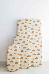 Bronze Rainbow Organic Fitted Cot Sheet