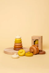 Silicone Stacking Toy - Round Tower